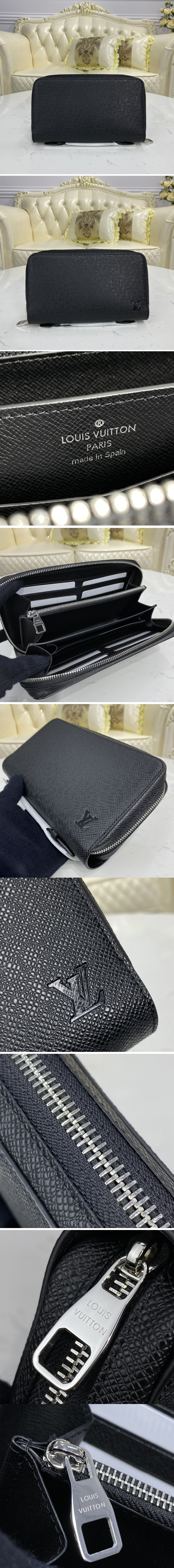 Replica Louis Vuitton M44275 LV Zippy XL Wallet In Taiga Leather