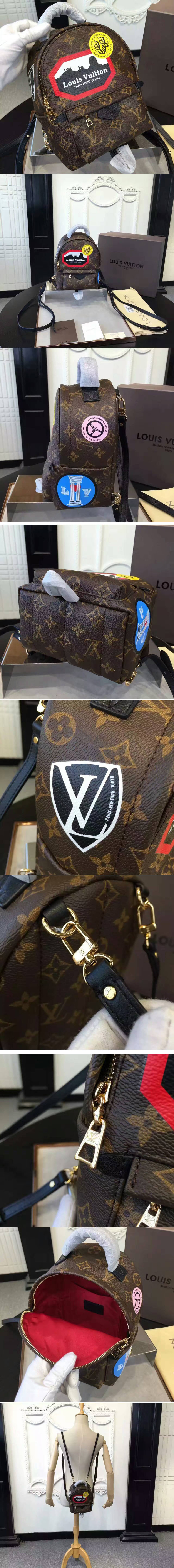 Replica Louis Vuitton M42971 Palm Springs Backpack PM Monogram Canvas