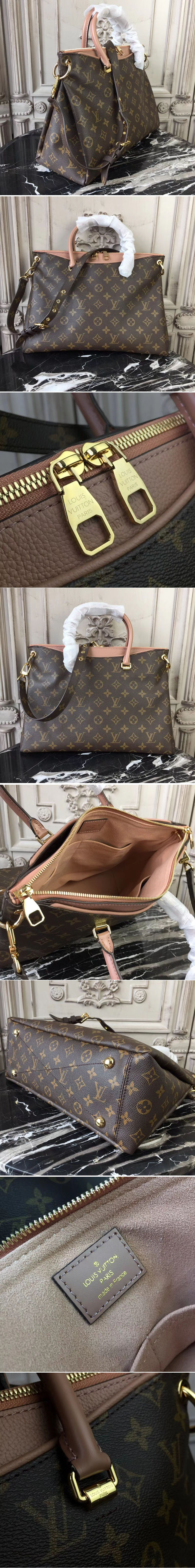 Replica Louis Vuitton M43400 Pallas Monogram Canvas Bags Rose poudre