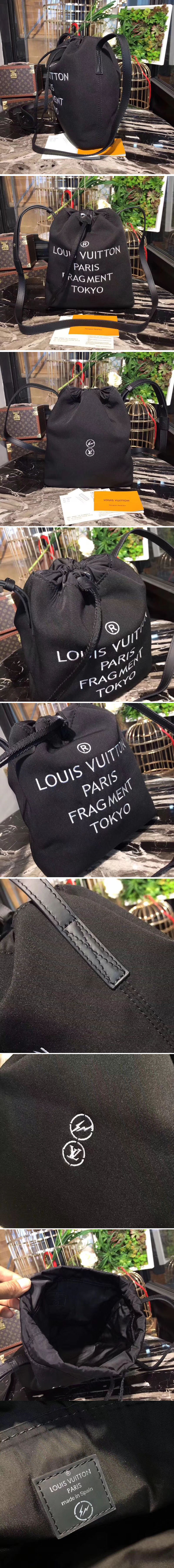 Replica Louis Vuitton M43418 LV Nano Bag Macassar Canvas 