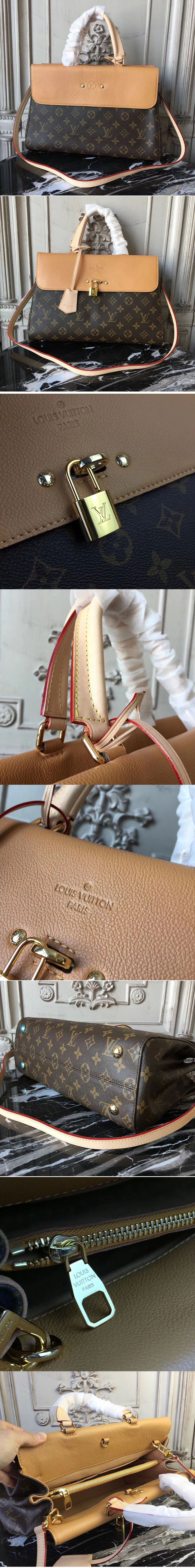 Replica Louis Vuitton M43540 Venus Monogram Canvas Bags Sesame Peche