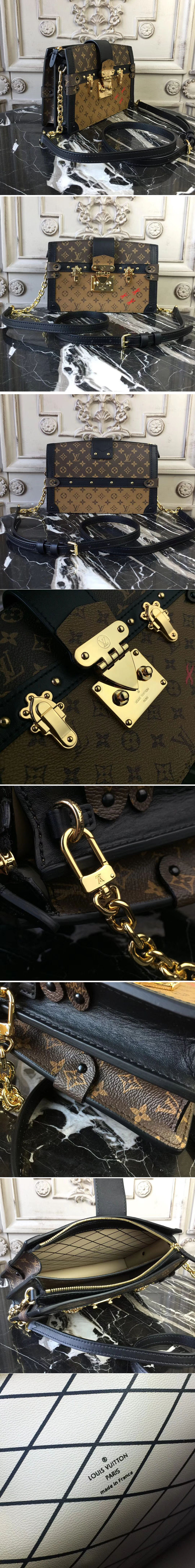 Replica Louis Vuitton M43596 Trunk Clutch Monogram and Monogram Reverse canvas Bags