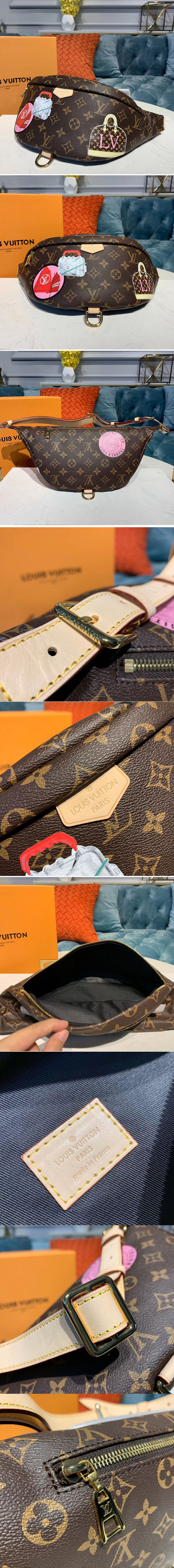 Replica Louis Vuitton M43644 LV Bumbag Bags Monogram Canvas My LV World Tour