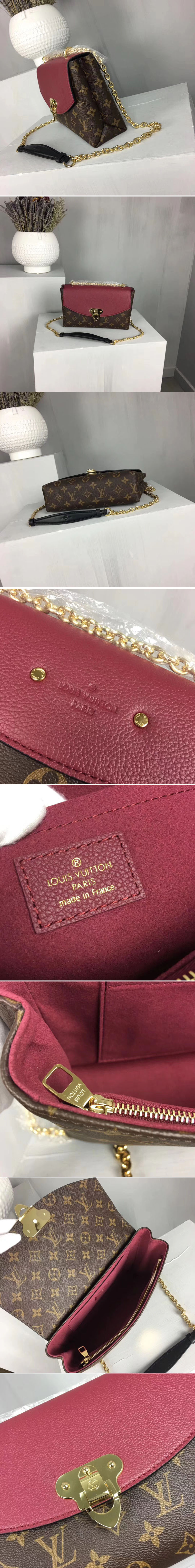 Replica Louis Vuitton M43715 Saint Placide Monogram Canvas Bags Bordeaux