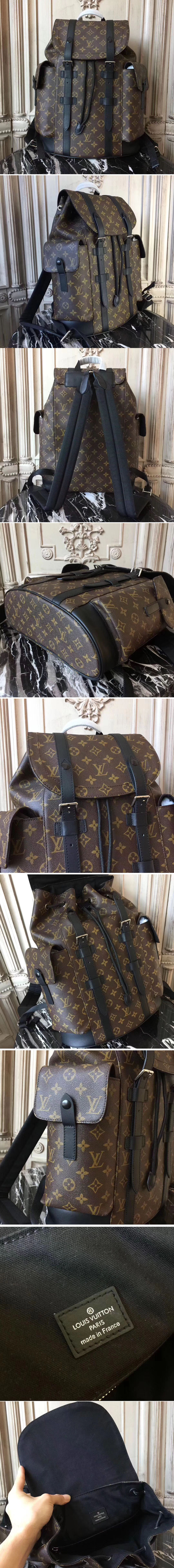 Replica Louis Vuitton M43735 Monogram Canvas Christopher PM Backpack