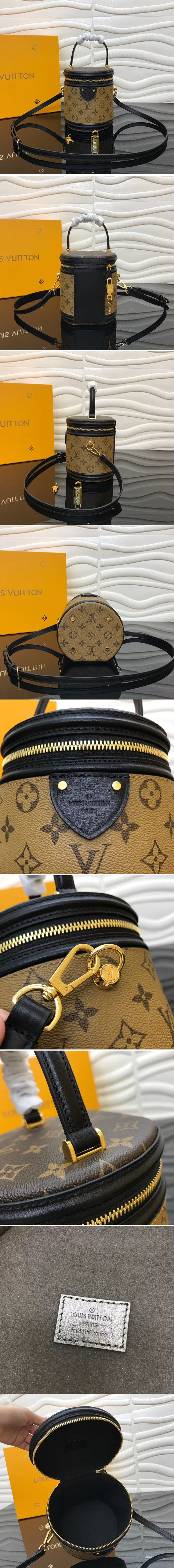 Replica Louis Vuitton M43986 LV Monogram Reverse Canvas Cannes Bags