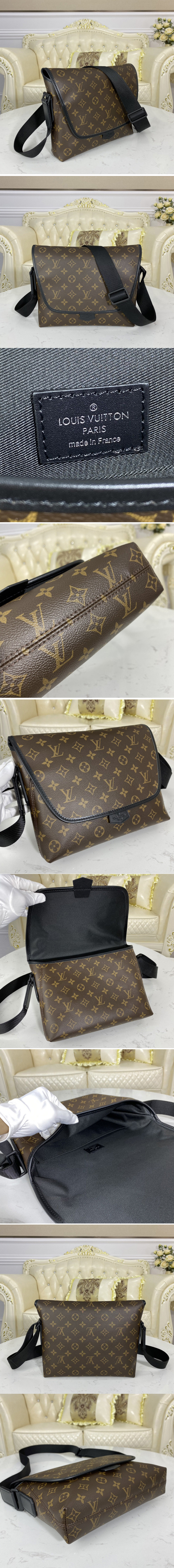 Replica Louis Vuitton M44223 LV Odyssey Messenger PM Bag in Monogram canvas