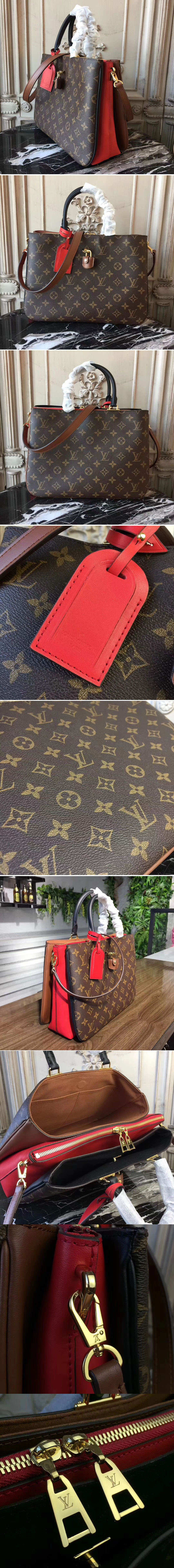 Replica Louis Vuitton M44254 Millefeuille monogram Canvas New Tote Bags