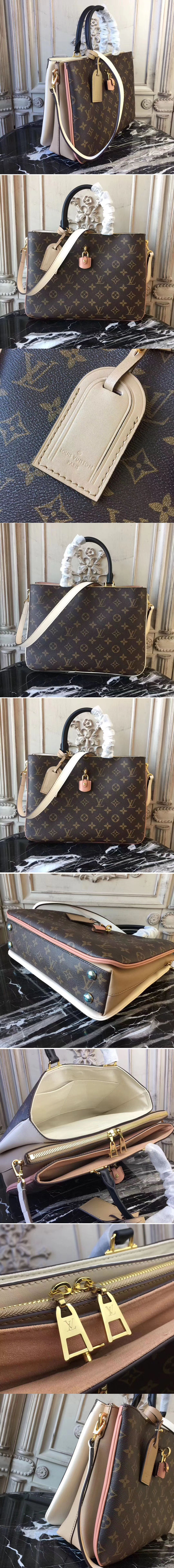 Replica Louis Vuitton M44255 Millefeuille monogram Canvas New Tote Bags