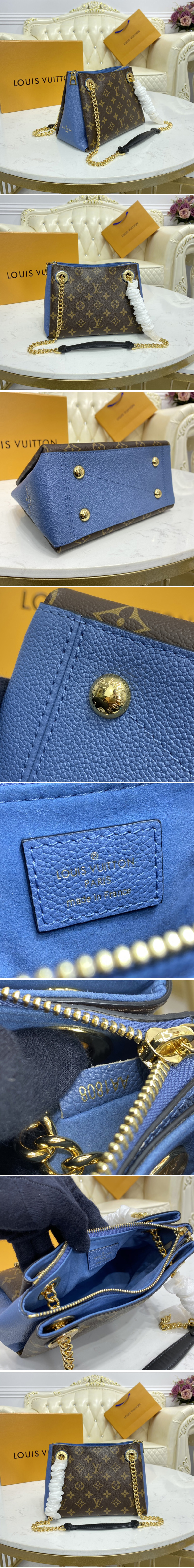 Replica Louis Vuitton M44299 LV Surene BB handbag in Monogram canvas and grained calf leather