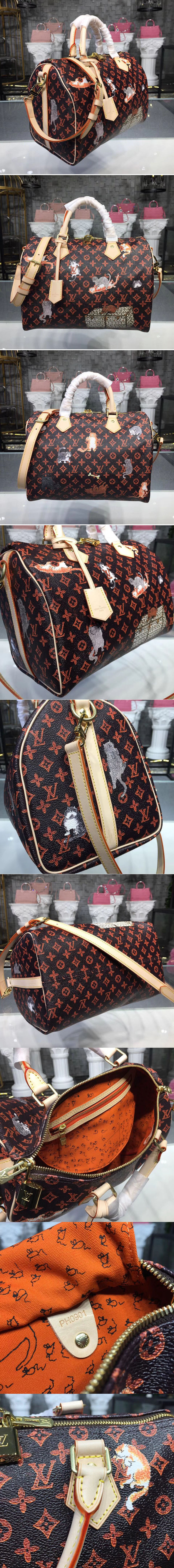 Replica Louis Vuitton M44401 LV Speedy 30 Bandouliere Bags Transformed Monogram canvas