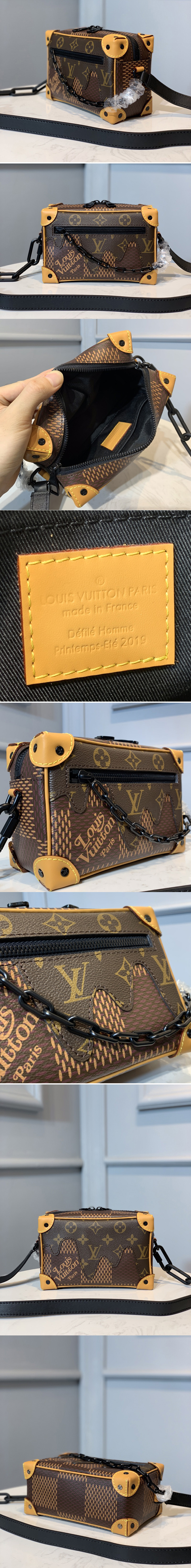 Replica Louis Vuitton M68906 Mini Soft Trunk bag in Monogram canvas