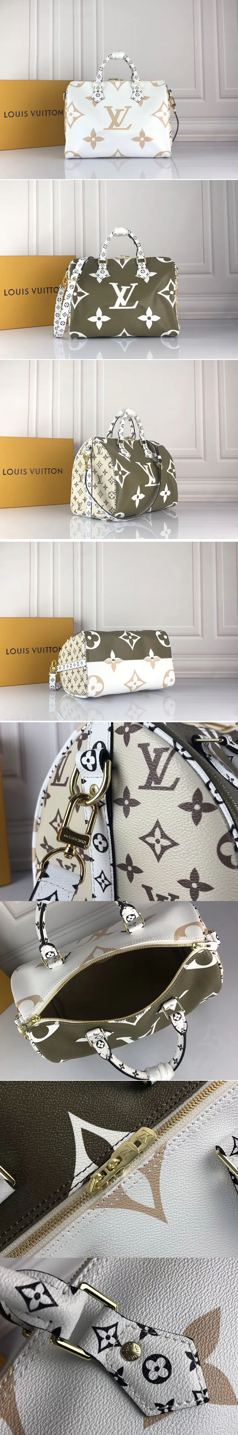 Replica Louis Vuitton M44572 LV Speedy Bandouliere 30 Monogram coated canvas