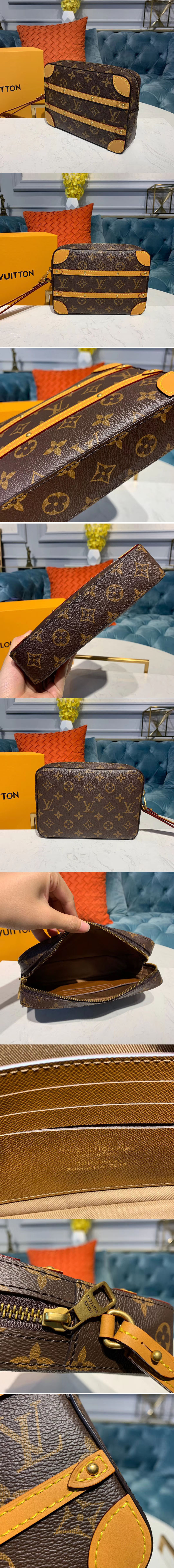 Replica Louis Vuitton M44779 LV Soft Trunk Pouch Bags Monogram canvas