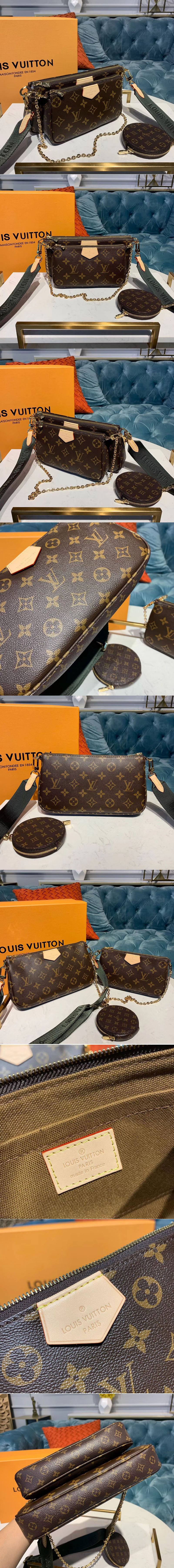 Replica Louis Vuitton M44823 LV Monogram canvas Favorite three-piece handbags