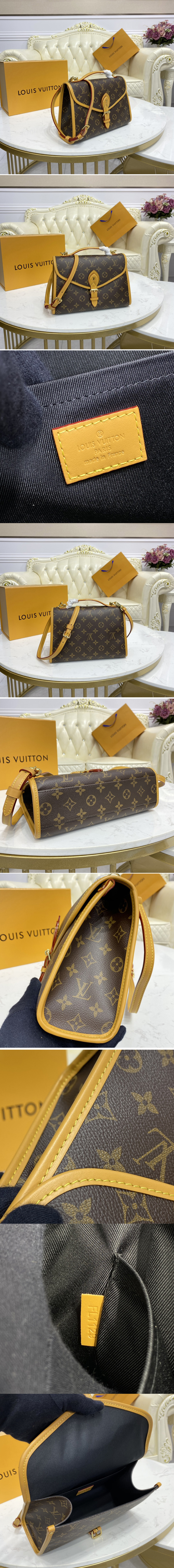 Replica Louis Vuitton M44918 LV Ivy Bag in Monogram coated canvas