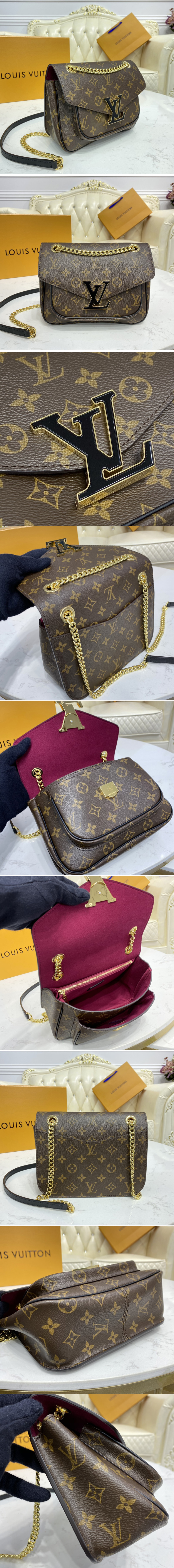 Replica Louis Vuitton M45592 LV Passy handbag in Monogram coated canvas