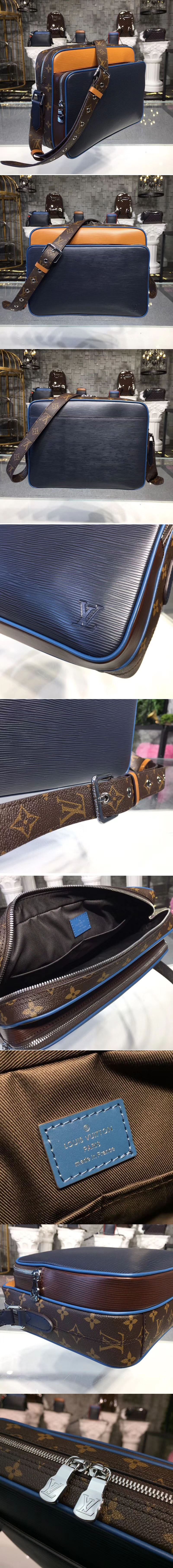 Replica Louis Vuitton M51466 Nil Slim Epi Leather Bags Orange