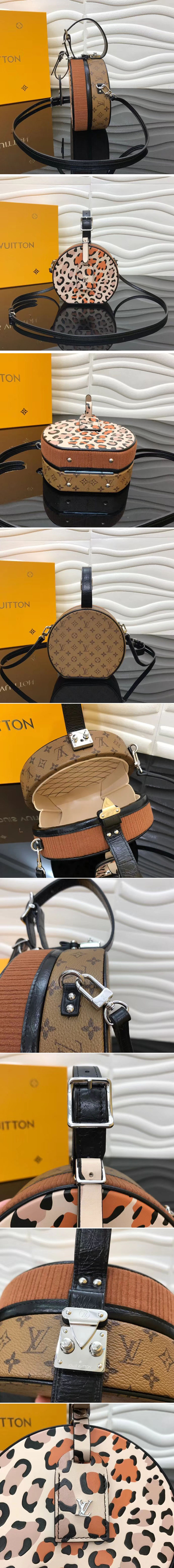 Replica Louis Vuitton M51481 LV Petite Boite Chapeau Bags Monogram Reverse canvas