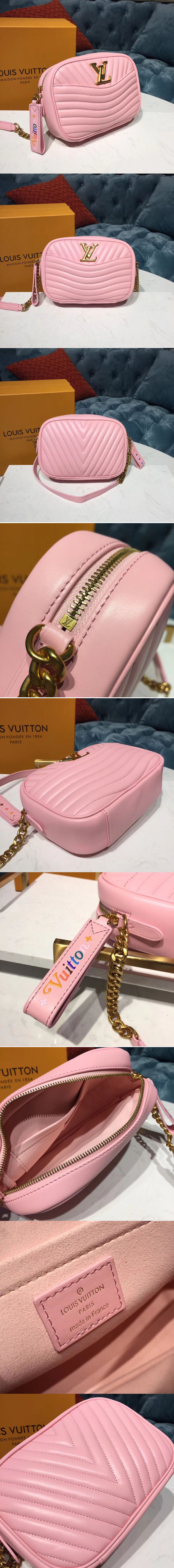 Replica Louis Vuitton M53683 LV New Wave Camera Bag Smoothie Pink