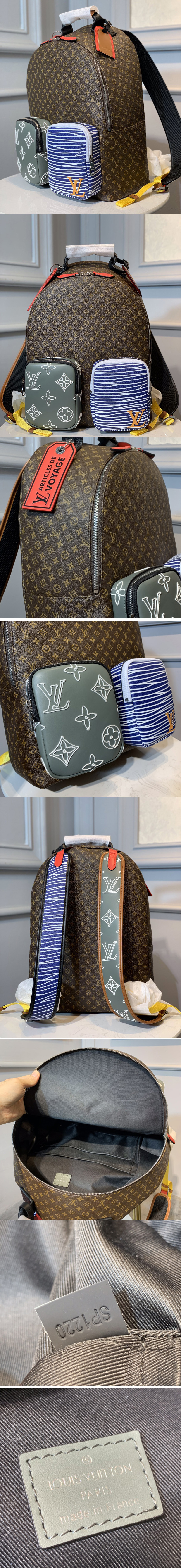 Replica Louis Vuitton M56853 LV Backpack in Monogram Canvas