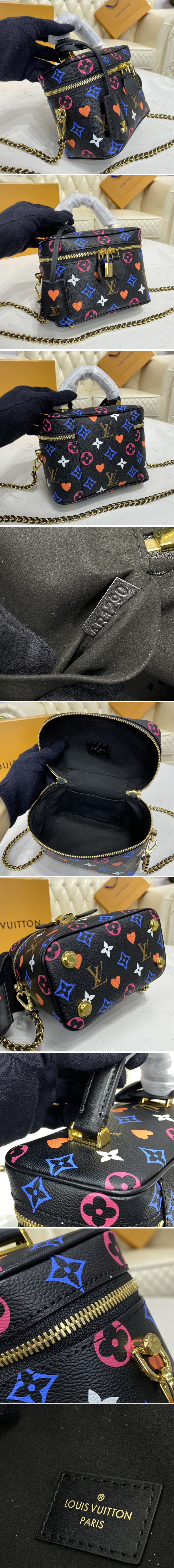 Replica Louis Vuitton M57482 LV Game On Vanity PM city bag in Transformed Game On Monogram Canvas