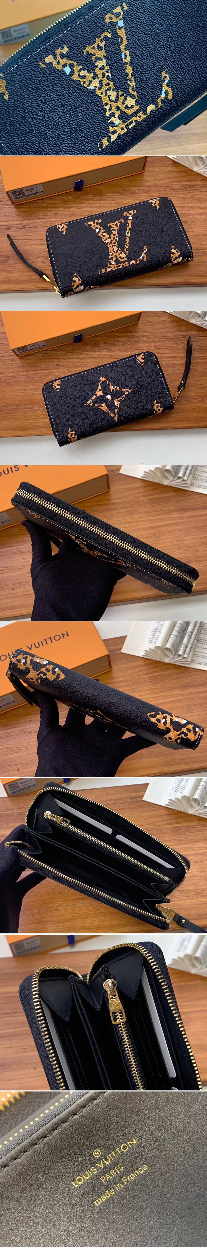 Replica Louis Vuitton M60017 LV Zippy Wallet Monogram Canvas