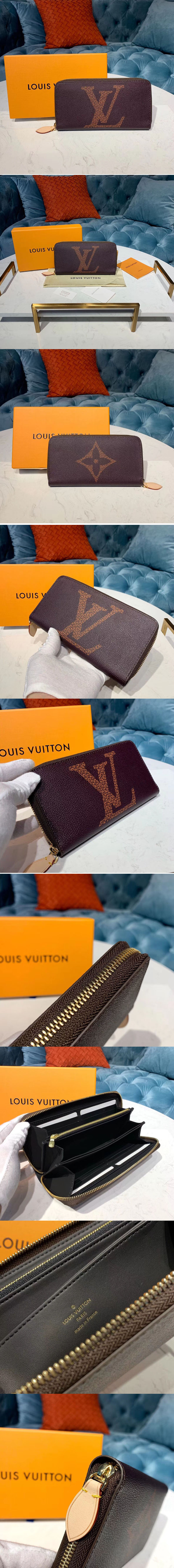 Replica Louis Vuitton M60017 LV Zippy Wallet Monogram Canvas