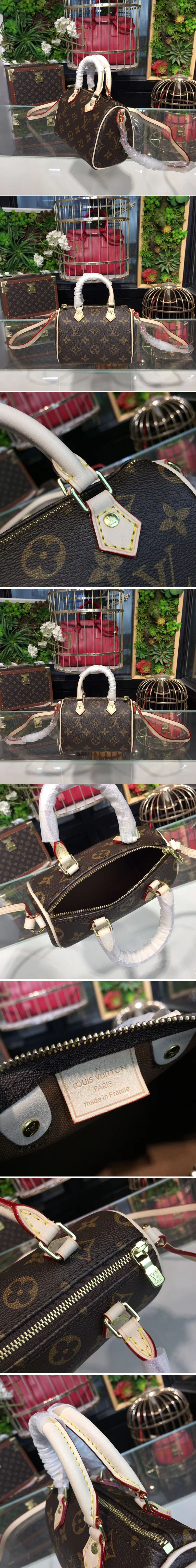 Replica Louis Vuitton M61252 Nano Speedy Monogram Canvas Bags