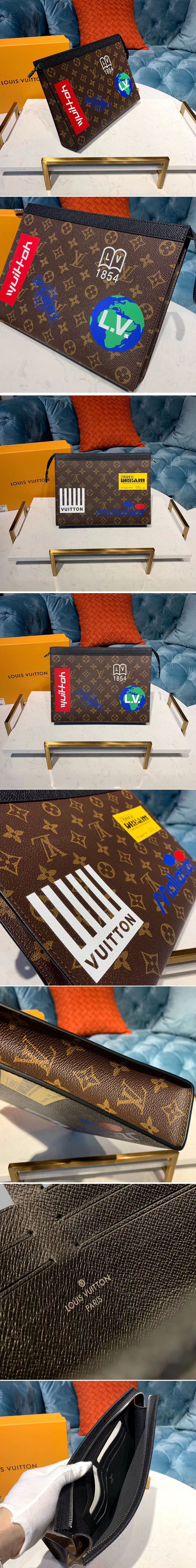 Replica Louis Vuitton M61692 LV Pochette Voyage MM Monogram Canvas