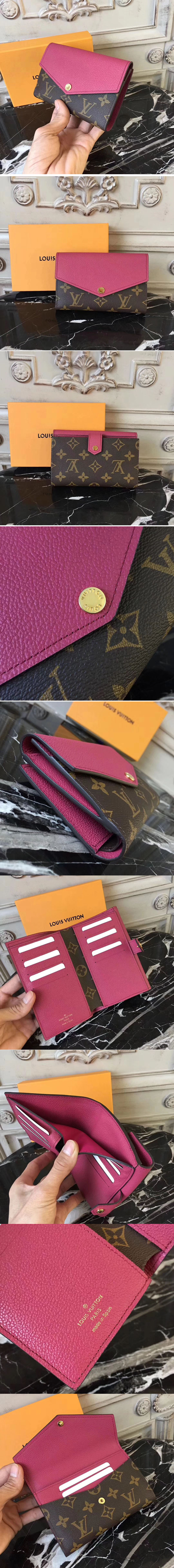 Replica Louis Vuitton M62042 Pallas Compact Wallet Monogram Canvas