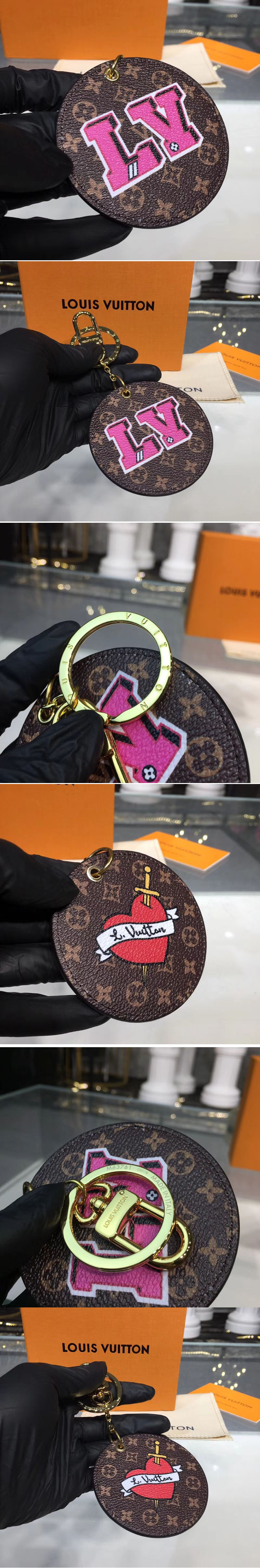 Replica Louis Vuitton M63761LV illustre Kabuki Bag Charm And Key Holder