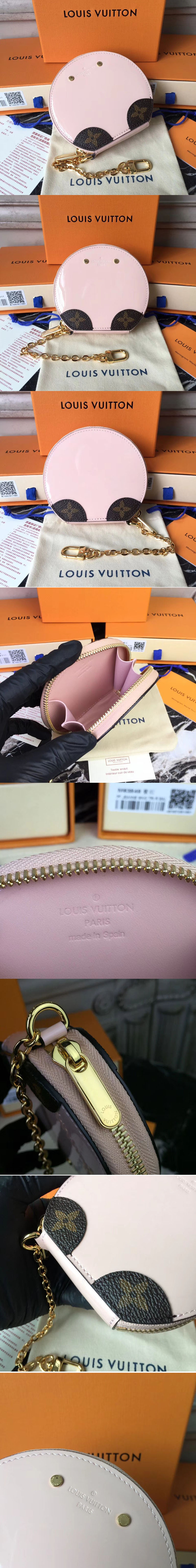 Replica Louis Vuitton M63597 LV Micro Boite Chapeau Monogram Vernis Pink