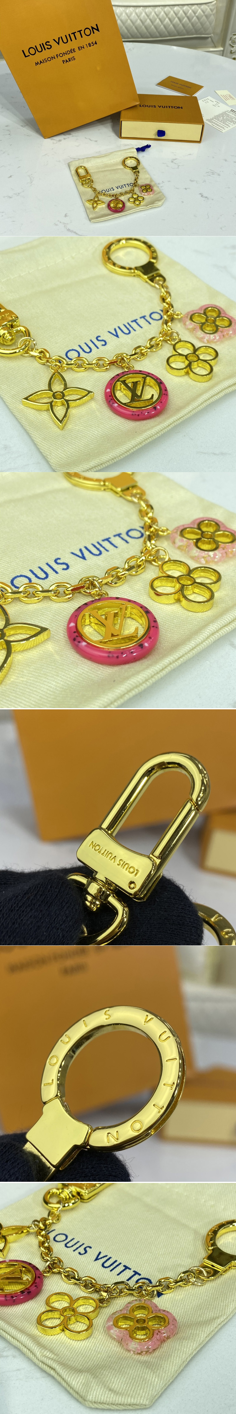 Replica Louis Vuitton M64526 LV colorline bag charm and key holder