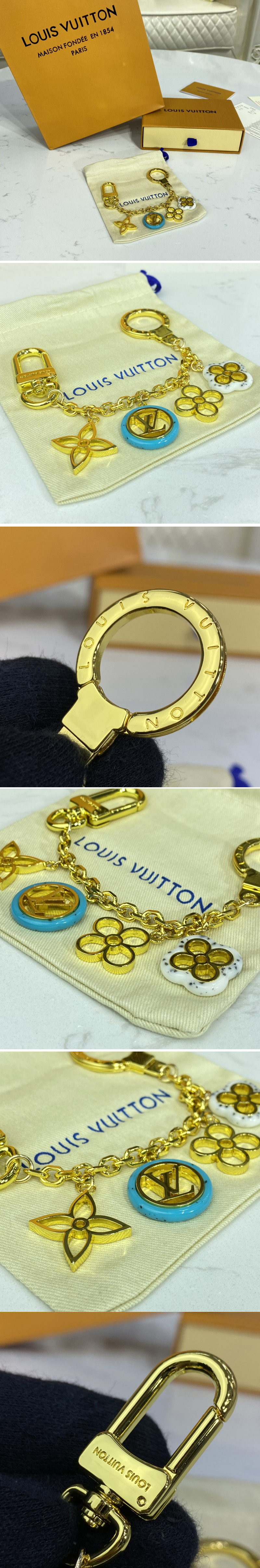 Replica Louis Vuitton M64527 LV colorline bag charm and key holder