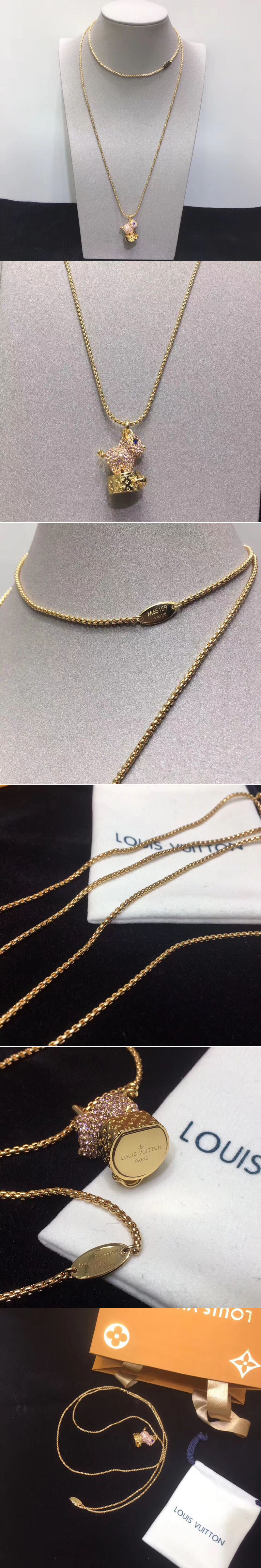 Replica Louis Vuitton M65159 LV Vuittonite Pig Necklace