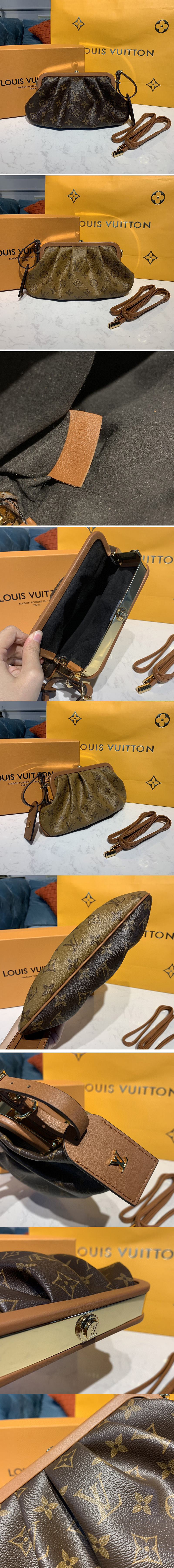 Replica Louis Vuitton M66606 LV Boursicot pouch Bag in Monogram canvas