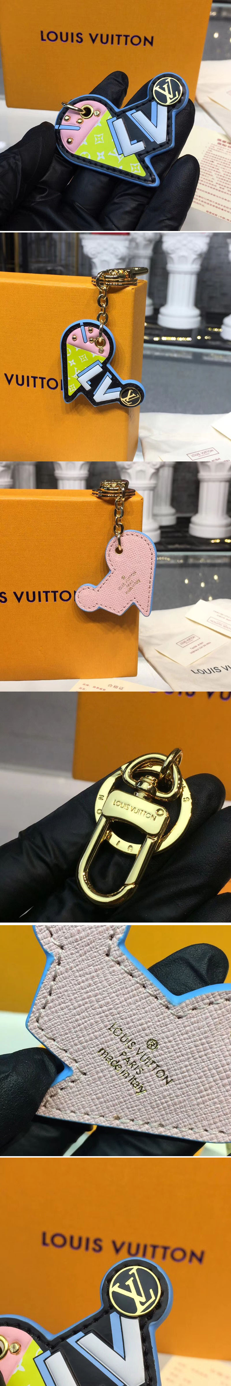 Replica Louis Vuitton M67291 LV Summer Feel Bag Charm and Key Holder