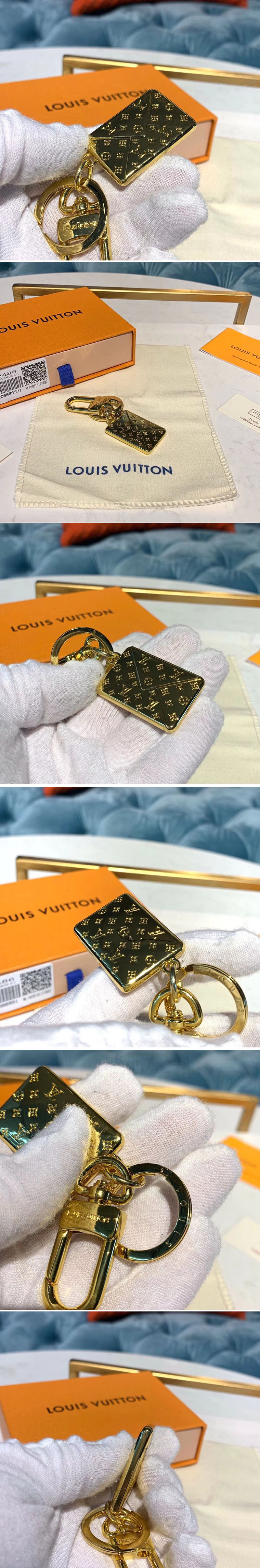 Replica Louis Vuitton M67400 LV Love Note Envelope Bag Charm and Key Holder