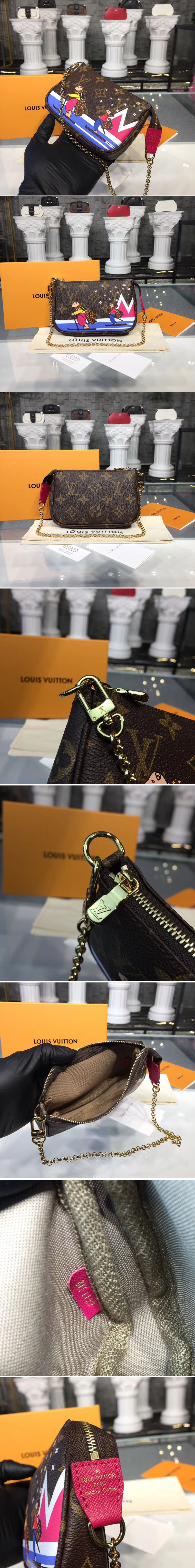 Replica Louis Vuitton M67769 LV Monogram Canvas Mini Pochette Accessoires