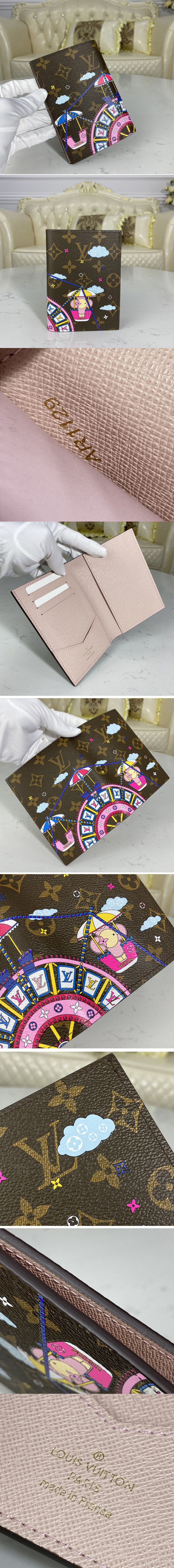 Replica Louis Vuitton M69746 LV Passport Cover in Monogram canvas