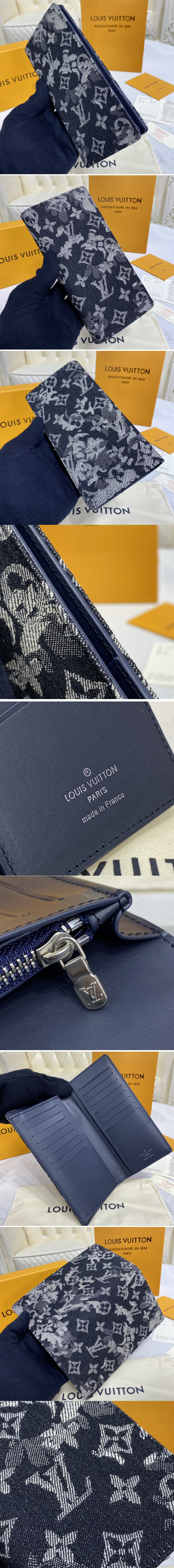 Replica Louis Vuitton M80032 LV Brazza Wallet in Monogram Tapestry coated canvas