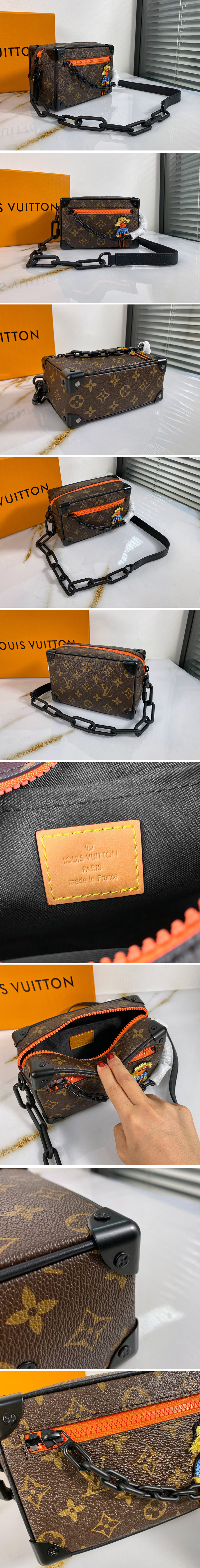 Replica Louis Vuitton M80159 LV Mini Soft Trunk Bag in Monogram Canvas