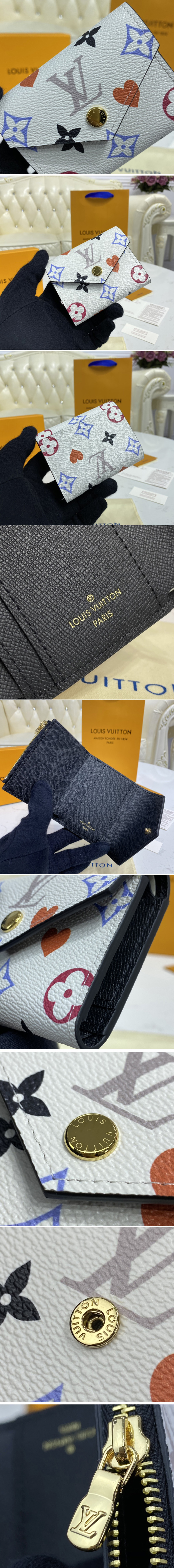 Replica Louis Vuitton M80278 LV Game On Zoé wallet in Transformed Game On canvas