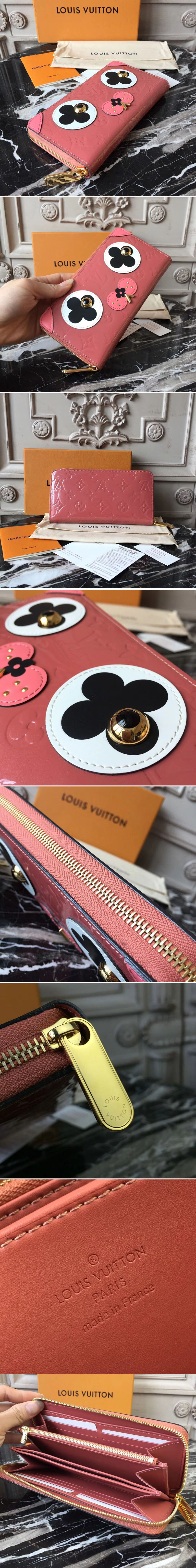 Replica Louis Vuitton M90492 Zippy Wallet Monogram Vernis Leather