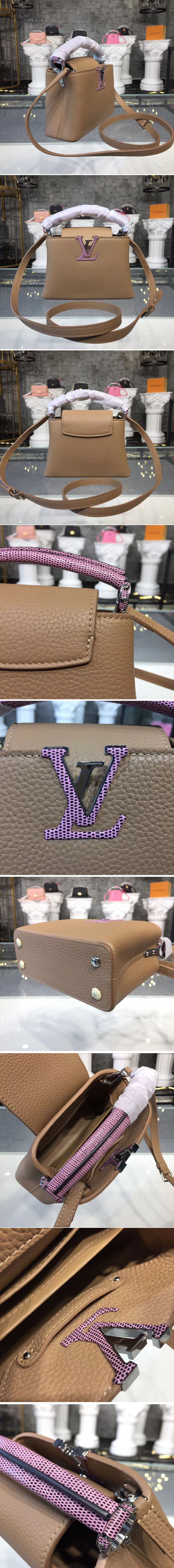 Replica Louis Vuitton M94047 LV Capucines BB Taurillon Leather Bags