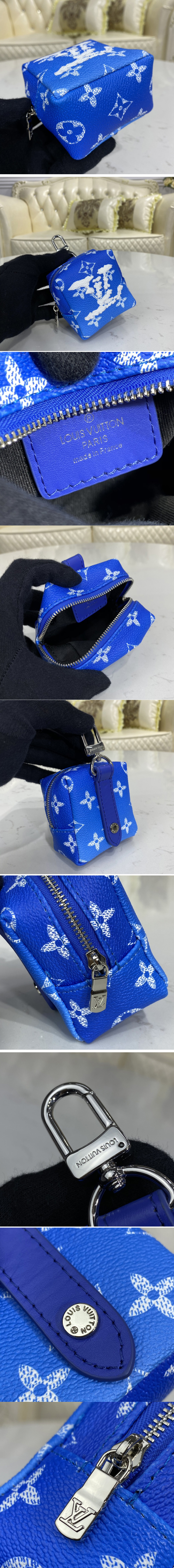 Replica Louis Vuitton MP2792 LV Clouds Squared pouch bag charm