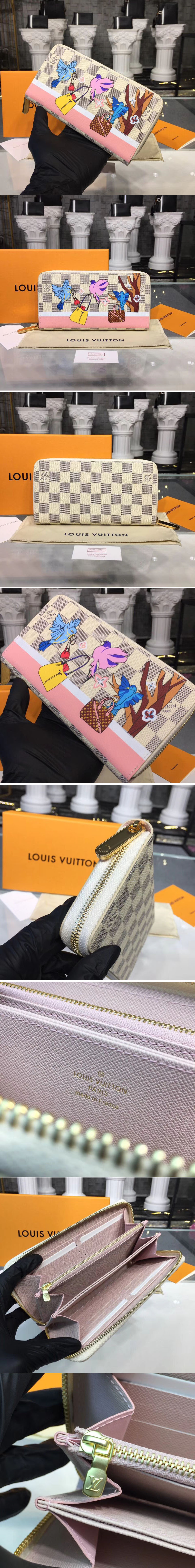 Replica Louis Vuitton N60139 LV Zippy Wallets Monogram Canvas