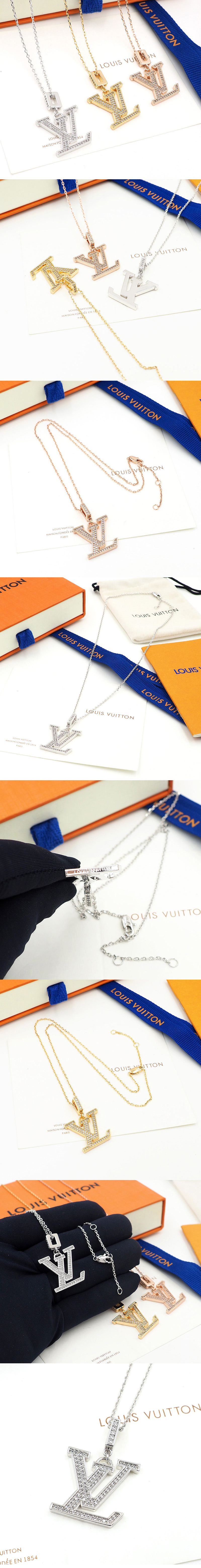 Replica Louis Vuitton Q93670 LV Idylle Blossom necklace in White Gold/Yellow Gold/Rose Gold