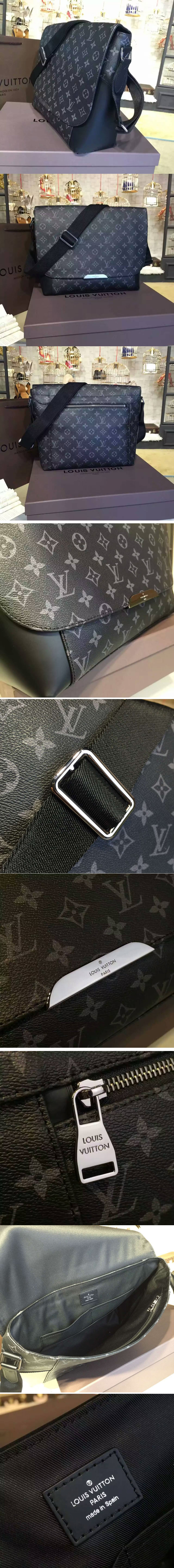 Replica Louis Vuitton M40539 Monogram Eclipse Messenger MM Explorer Bags 